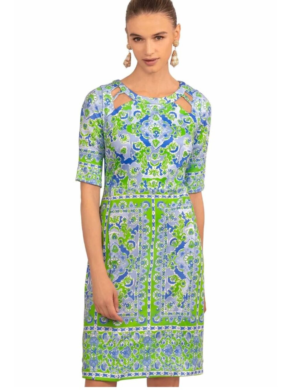 Jersey pikaboo dress Gretchen Scott designs